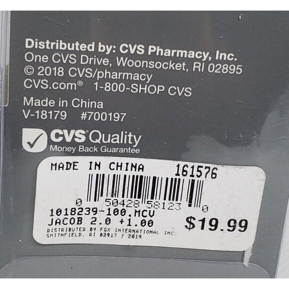 Read in Style with CVS Health +1.00 FGX Jacob 2.0 Reading Glasses 3 Pair Value - Picture 6 of 12